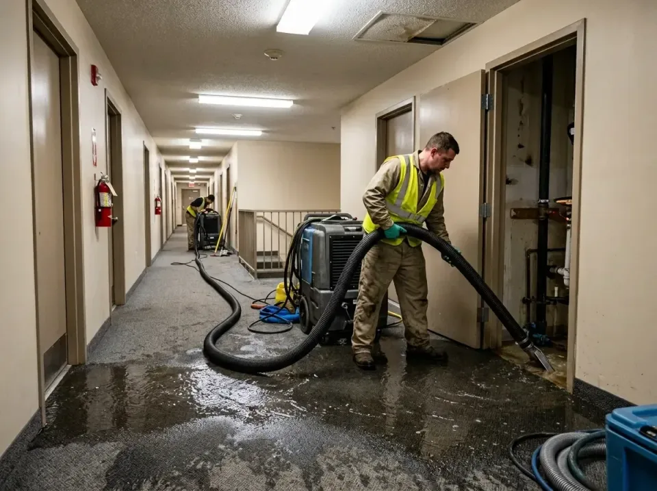multi-unit-apartment-hallway-f-005 — frequently asked questions, Emergency Burst Pipe Water Extraction & Removal in Calhoun,…